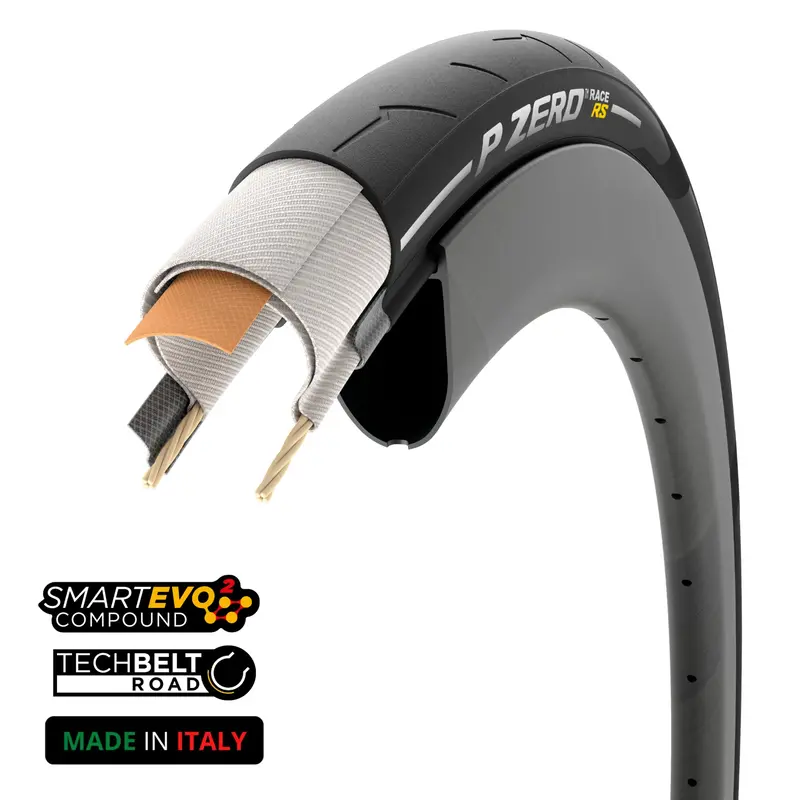 Pirelli P Zero Race Rs Clincher Bicycle Tyre 700C (Non-Tubeless) 1