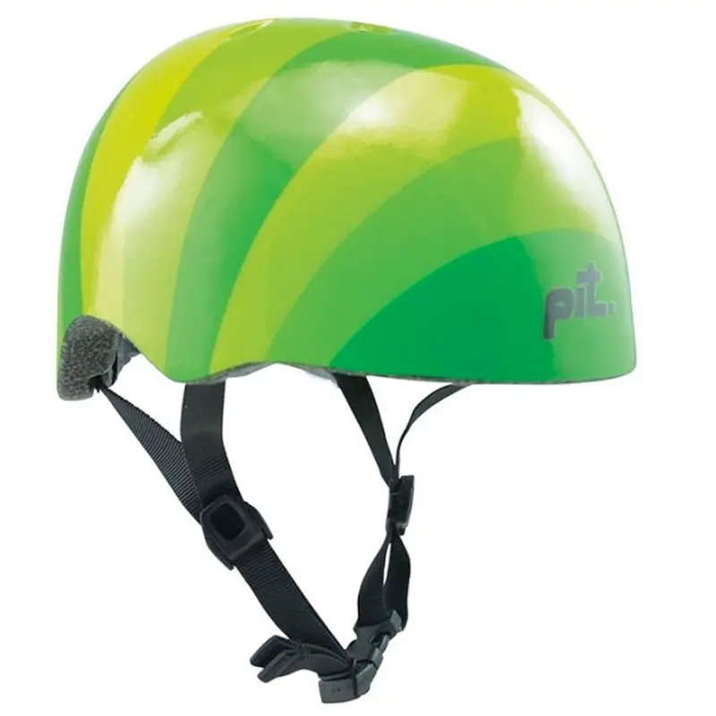 Pit Kids Bike And Skate Helmet, Stripes Green, X-Small 1