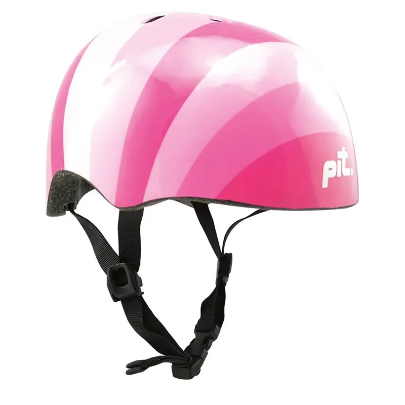 Pit Kids Helmet Stripes Pink Fits 50-54Cm Head Circumference 1