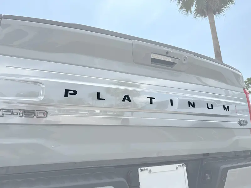 Platinum Tailgate Letter Inserts - 2021-2023 F-150 1