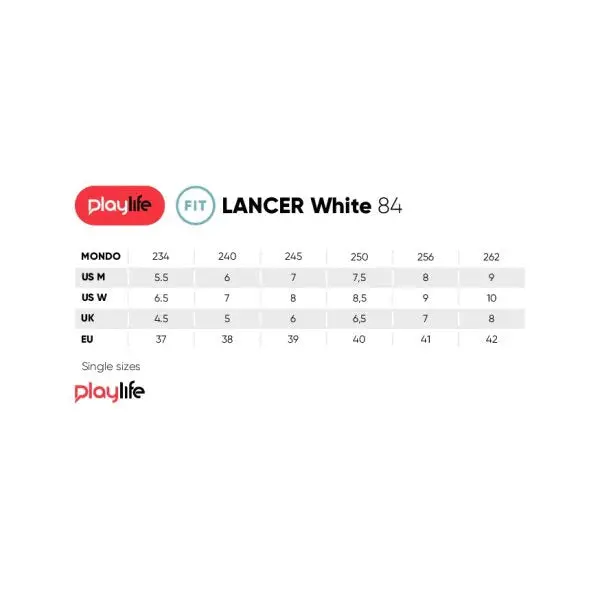 Playlife Lancer White 84 Inline Skates 2