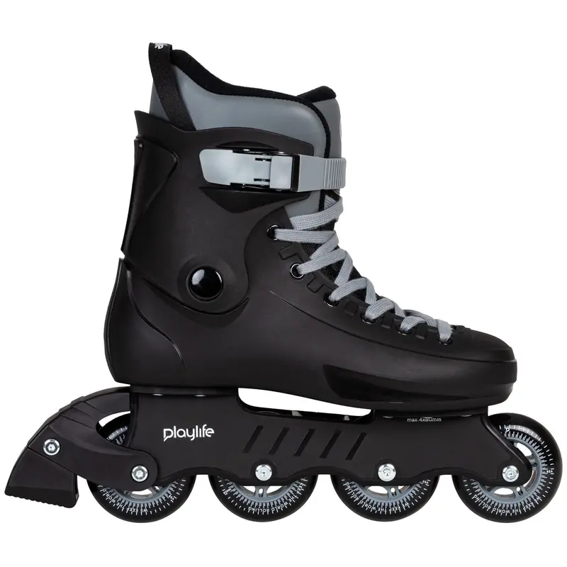 Playlife Rave Black 80 Inline Skates 1