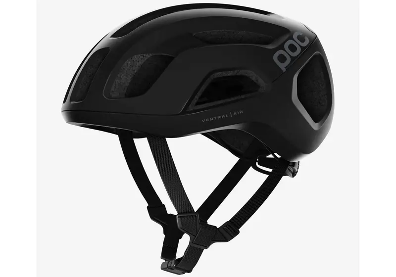 Poc Ventral Air Spin Unisex Road Bike Helmet, Uranium Matt Black 1