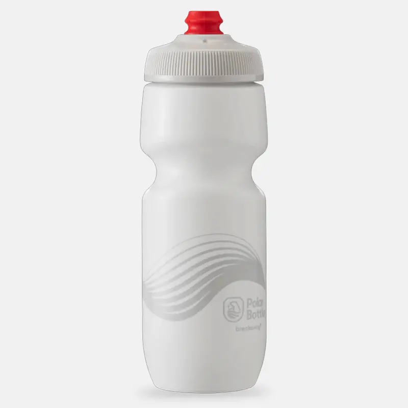 Polar Breakaway Wave Water Bottle 600Ml Ivory/Silver 1