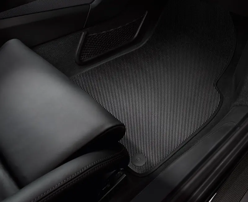 Porsche 718 Cayman / Boxster (982) Carbon Fiber Floor Mats 1