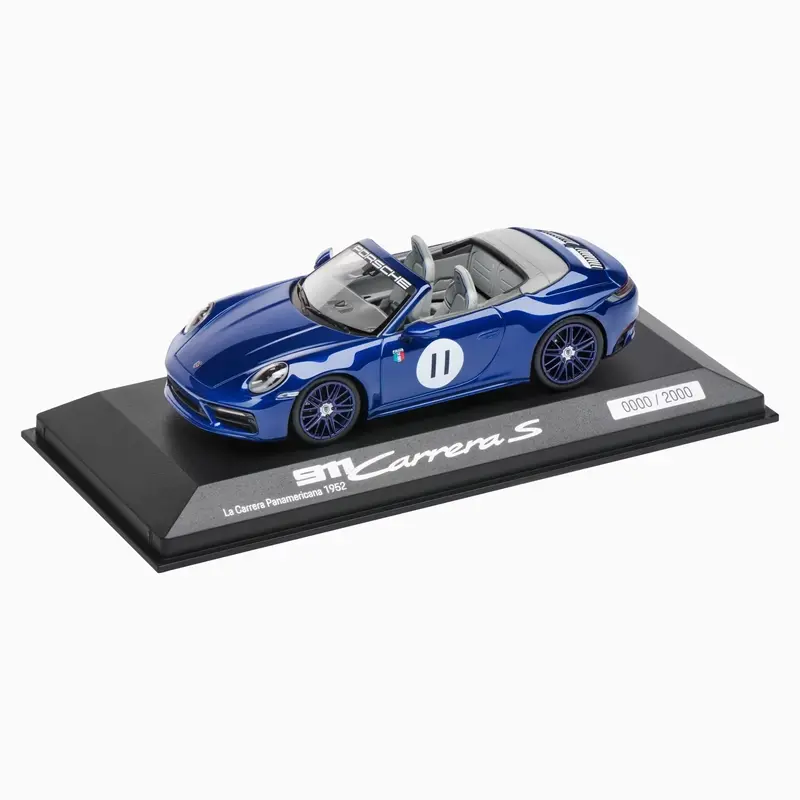 Porsche 911 Carrera S Cabriolet (992) La Carrera Panamericana 1:43 Scale Model Car - Limited Edition 1