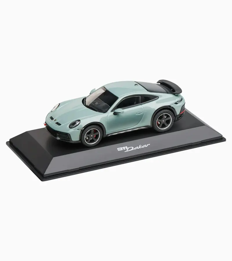 Porsche 911 Dakar (992) 1:43 Scale Model Car - Shade Green Metallic 1
