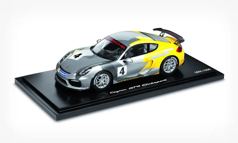 Porsche 981 Cayman Gt4 Clubsport Club 1:18 Model Car (Limited Edition) 1