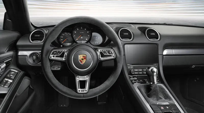 Porsche (982) 718 Boxster / Cayman Gear Shift Lever / Shifter Knob In Alcantara 1
