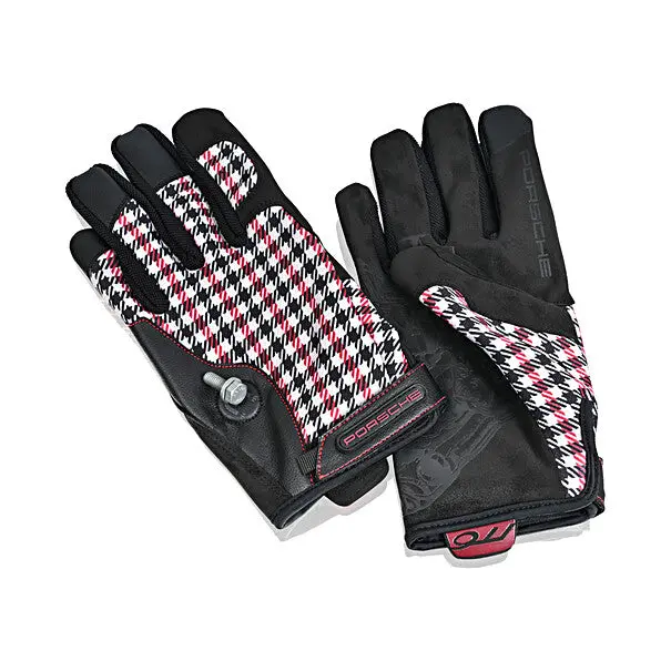 Porsche Assembly Gloves (Black/Red) - Pepita 1