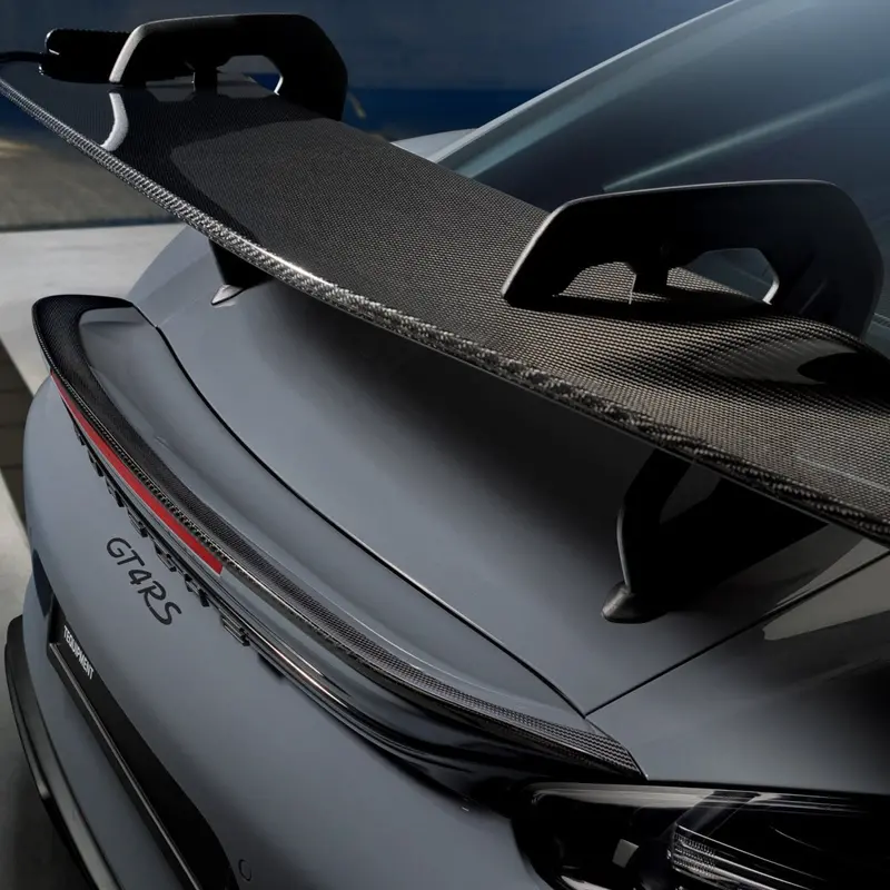 Porsche Carbon Rear Spoiler Attachment For Gt4 Rs 1