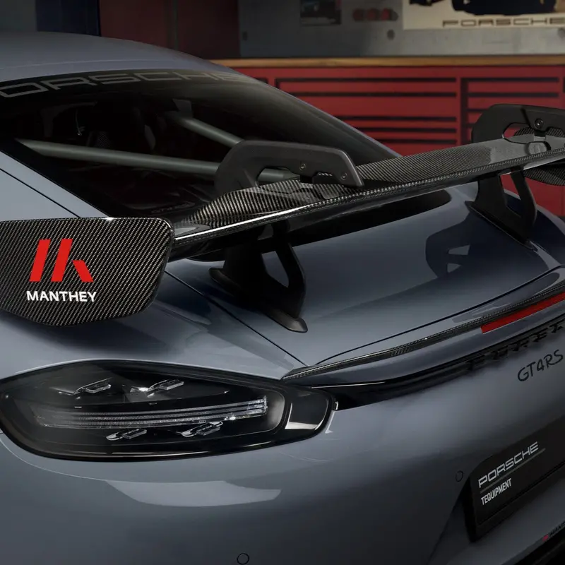 Porsche Carbon Rear Spoiler Attachment For Gt4 Rs 2