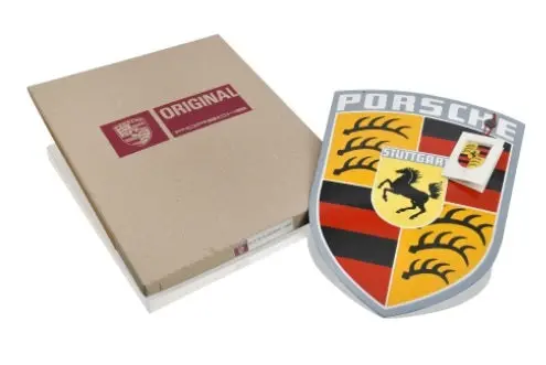 Porsche Classic Crest Enamel Sign 1