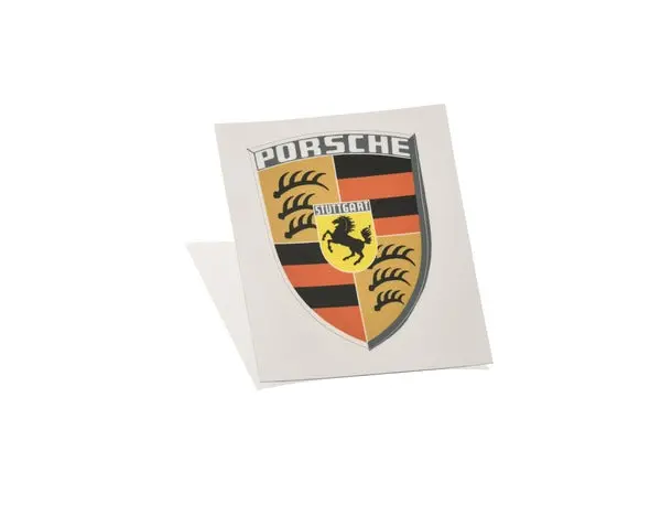 Porsche Classic Sticker For Crest On Hood Rs 1