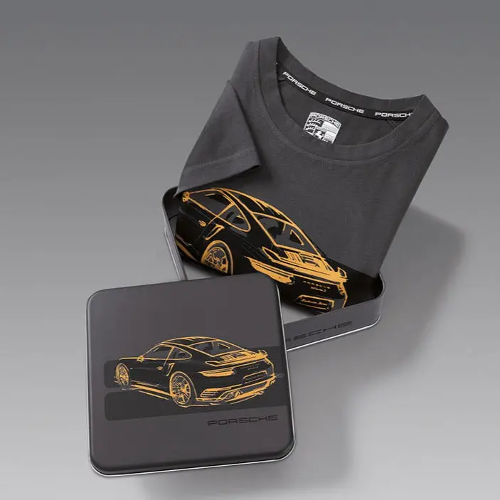 Porsche Collector's T-Shirt - 911 Turbo S Exclusive (Usa Version, Graphic On Back) 1