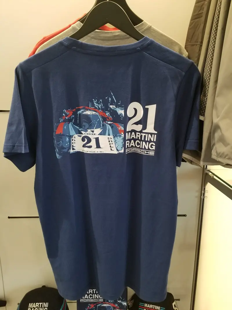 Porsche Collector's T-Shirt, Blue #21 - Martini Racing 2