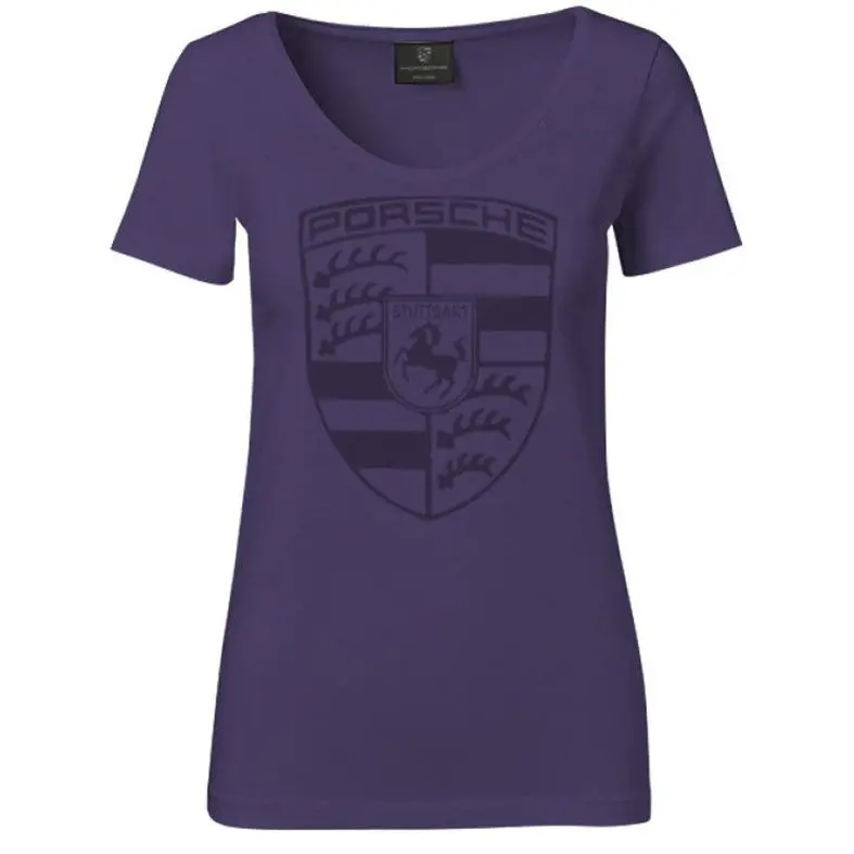 Porsche Crest Women's T-Shirt - Ultraviolet (Us-Market Release) 1
