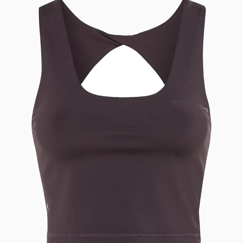 Porsche Crop Top Tank Top (Bramble) Blackberry - Yoga Capsule 1