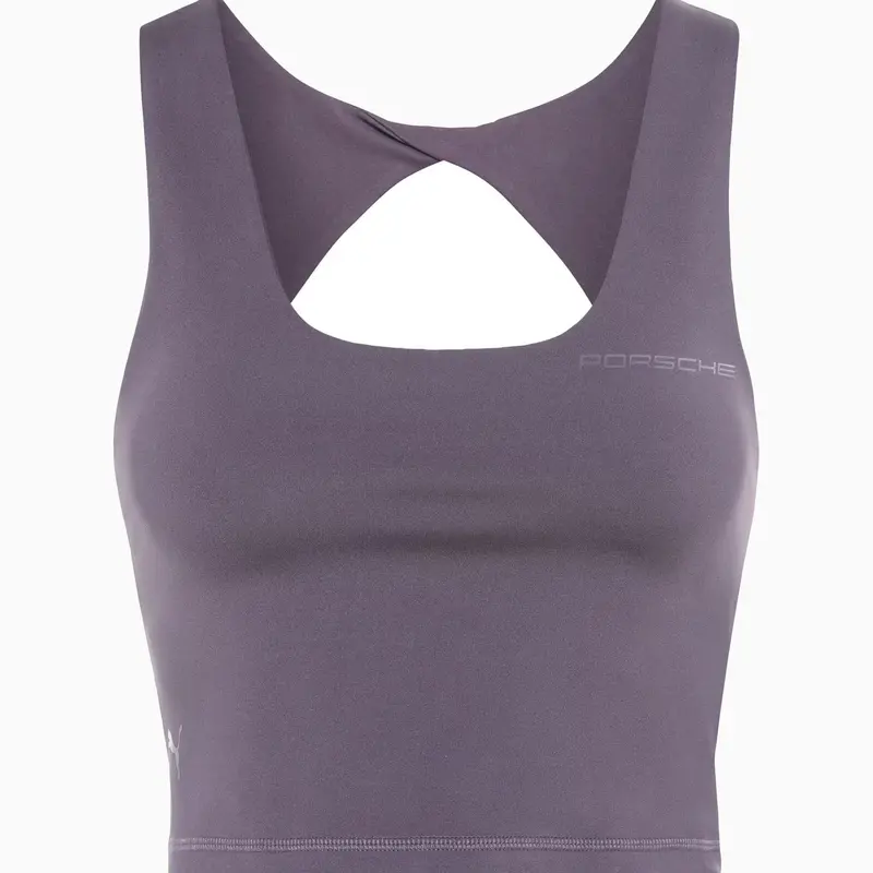 Porsche Crop Top Tank Top (Provence) - Yoga Capsule 1
