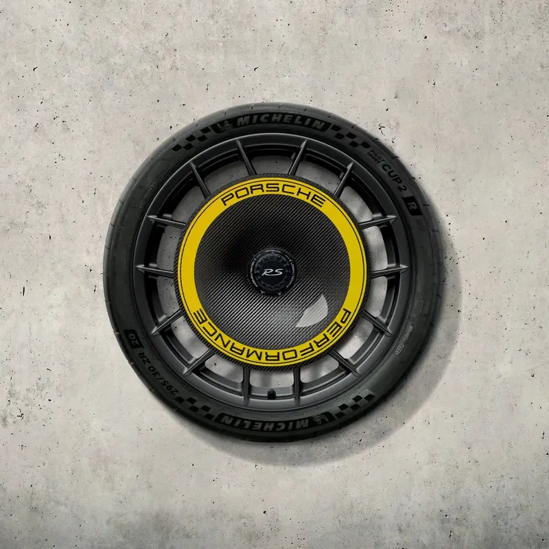 Porsche Decorative Foiling Carbon Aerodisc For Gt4 Rs 2