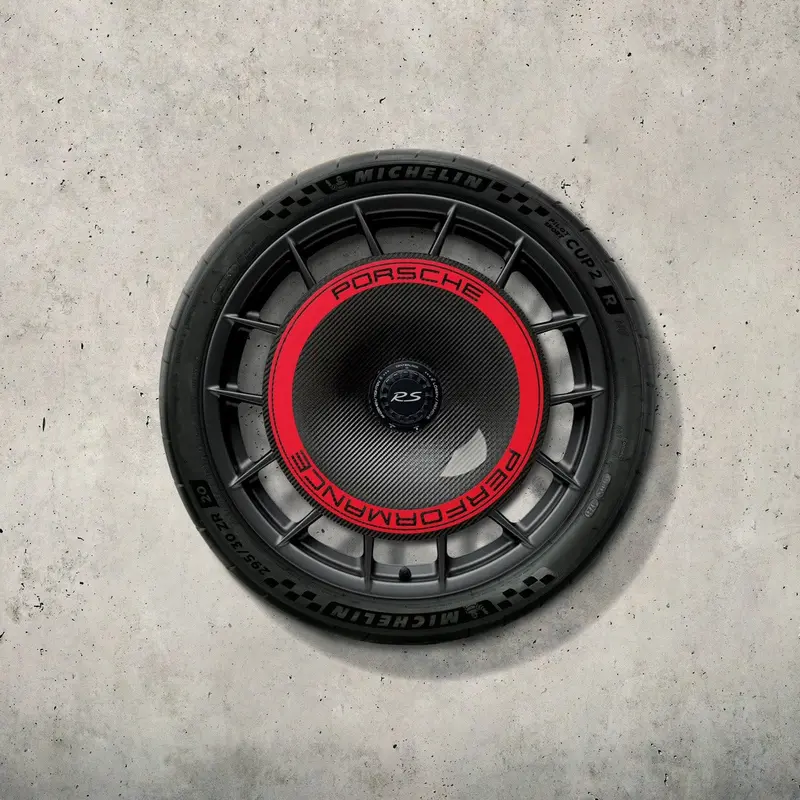 Porsche Decorative Foiling Carbon Aerodisc For Gt4 Rs 3