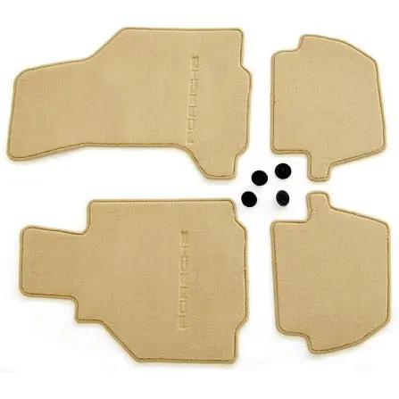 Porsche Floor Mats Set For 2002-2005 (996) 911 Cabriolet/Targa W/ Bose 4