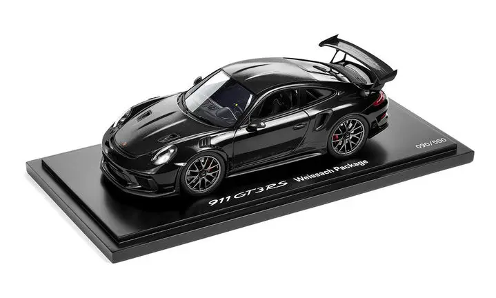 Porsche Gt3 Rs Weissach Package (Black) Model Car - 1:18 Scale 1