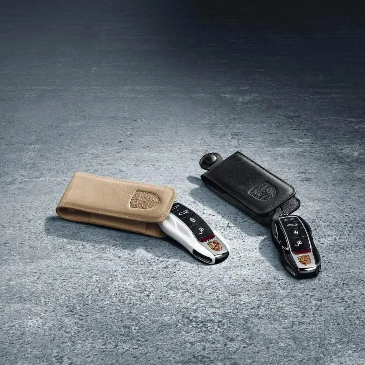 Porsche Key Pouch In Leather 1