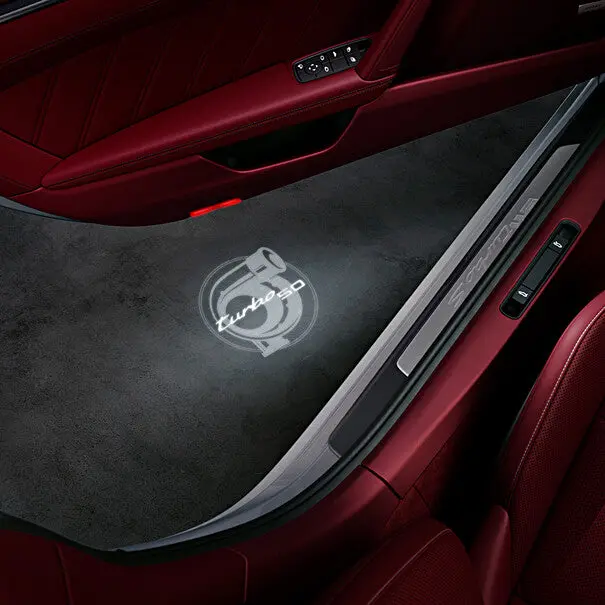 Porsche Led Door Projectors "Turbo 50" Logo 1