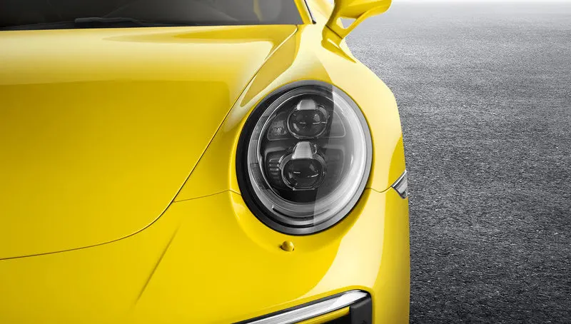 Porsche Led Headlights, Black, Incl. Pdls Plus 1