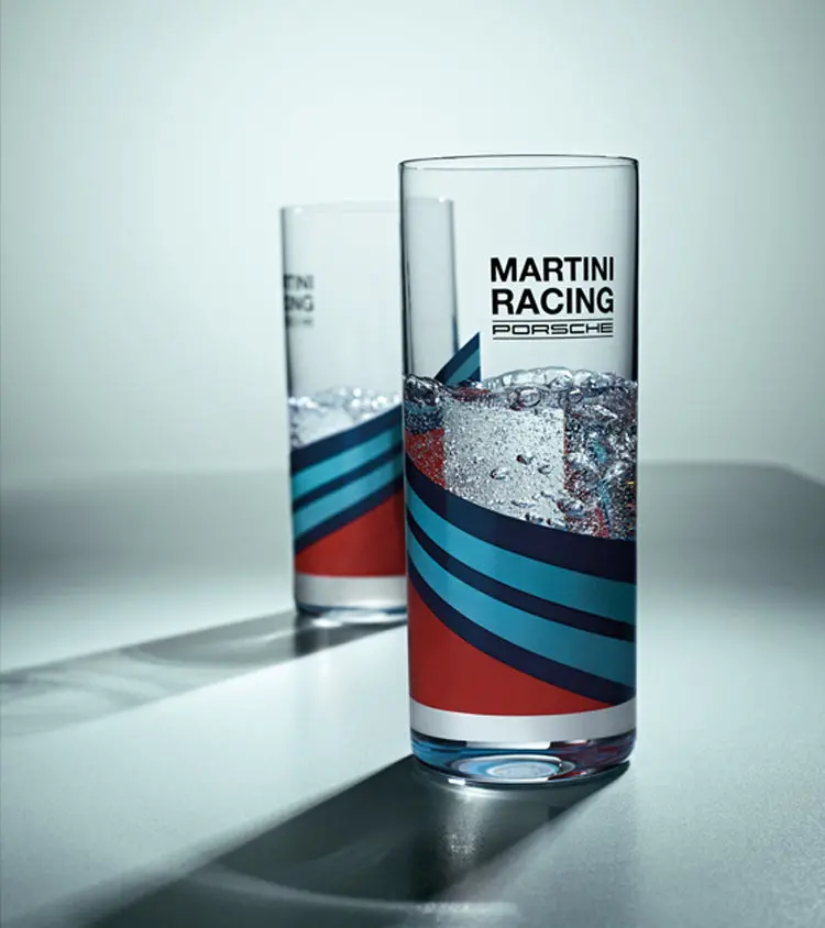 Porsche Long Glass Set - Martini Racing 1