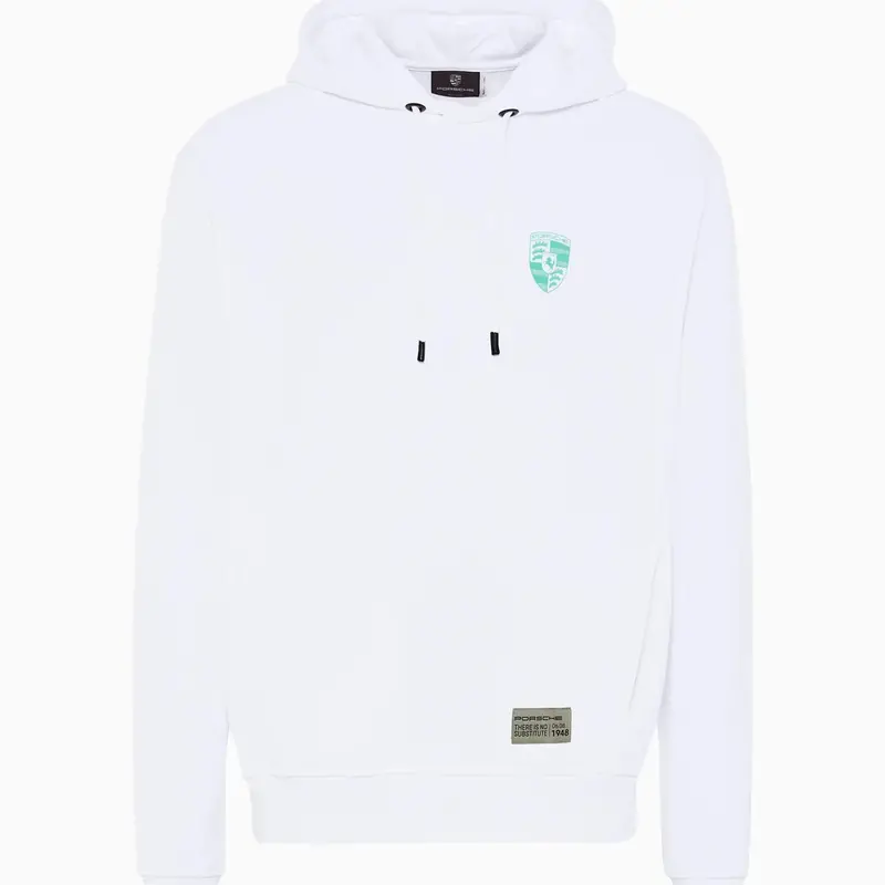 Porsche Men's Hoodie (White) - There Is No Substitute 1