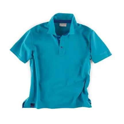 Porsche Men's Polo Shirt, Aqua Blue - Metropolitan 1