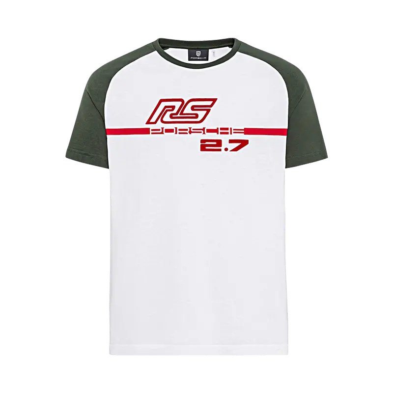 Porsche Mens T-Shirt (Green) - Carrera Rs 2.7 1