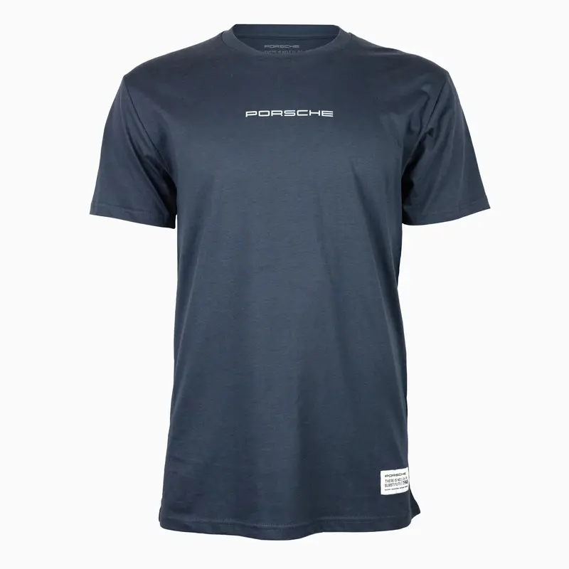 Porsche Men's T-Shirt (Petrol Blue) - There Is No Substitute 1