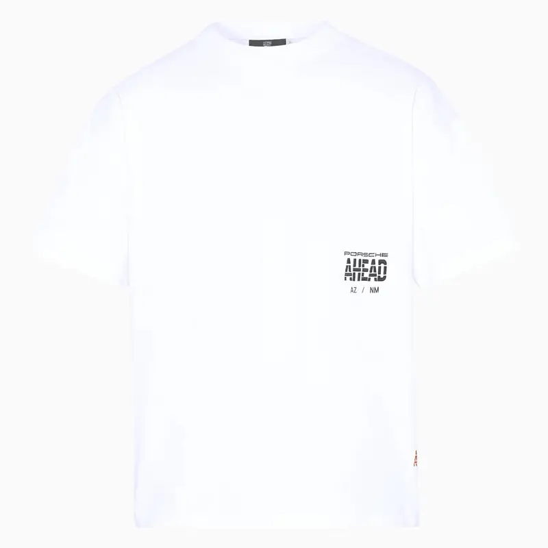 Porsche Men's White T-Shirt - Ahead 1