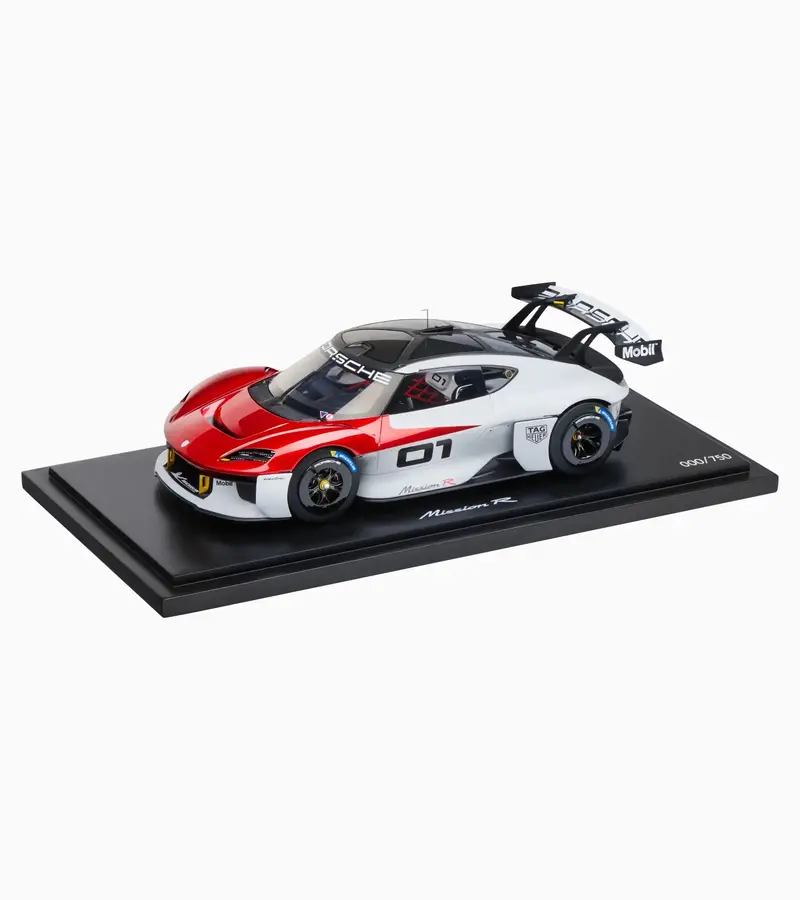 Porsche Mission R , 1:18 Scale Model Car - White/Red 1