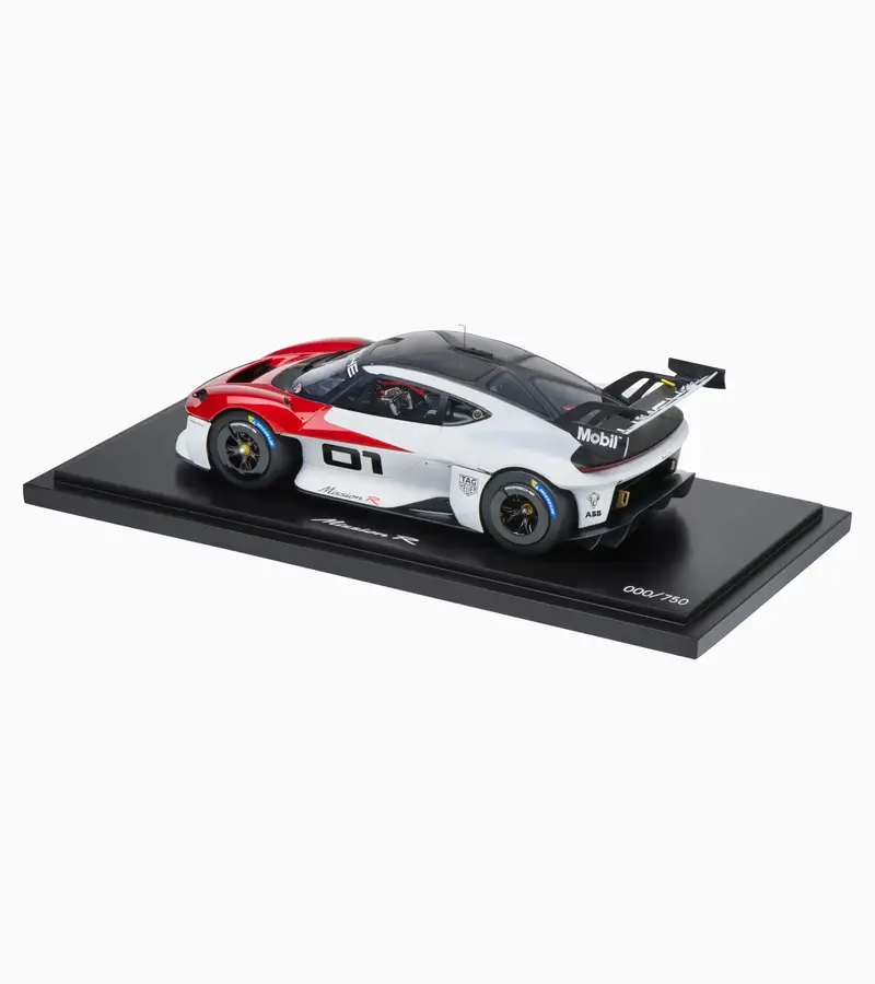 Porsche Mission R , 1:18 Scale Model Car - White/Red 2