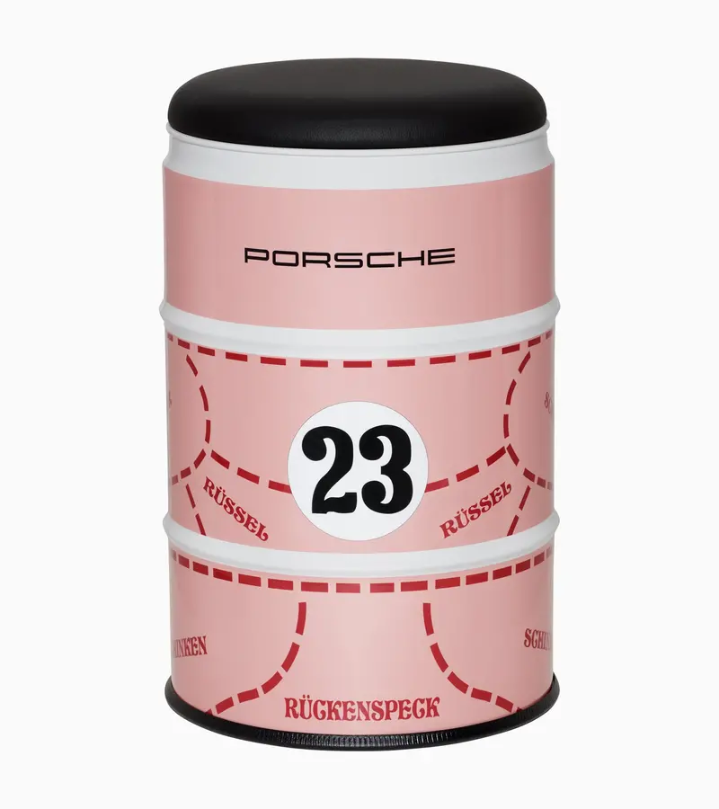 Porsche Oil Barrel Drum Stool 4