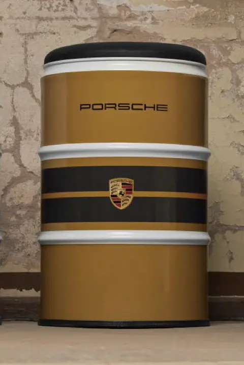 Porsche Oil Barrel Drum Stool 5