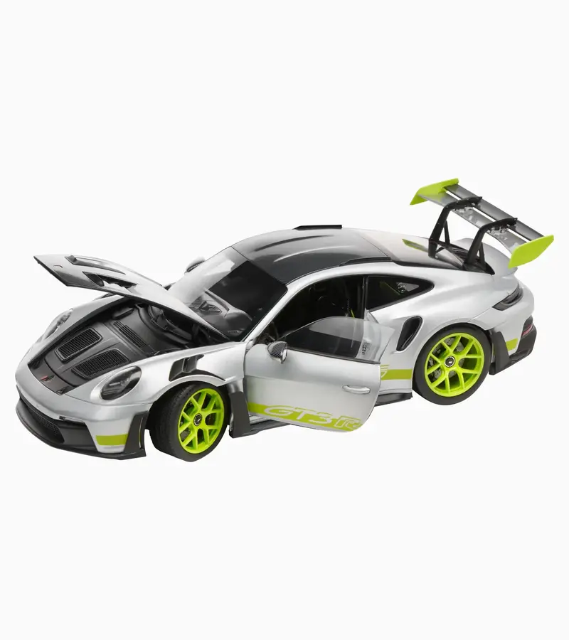 Porsche Openable 911 Gt3 Rs (992) 1:18 Scale - Gt Silver 1