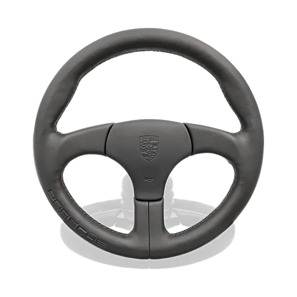 Porsche Sports Steering Wheel W/ Out Airbag Black- 911 And 959 1