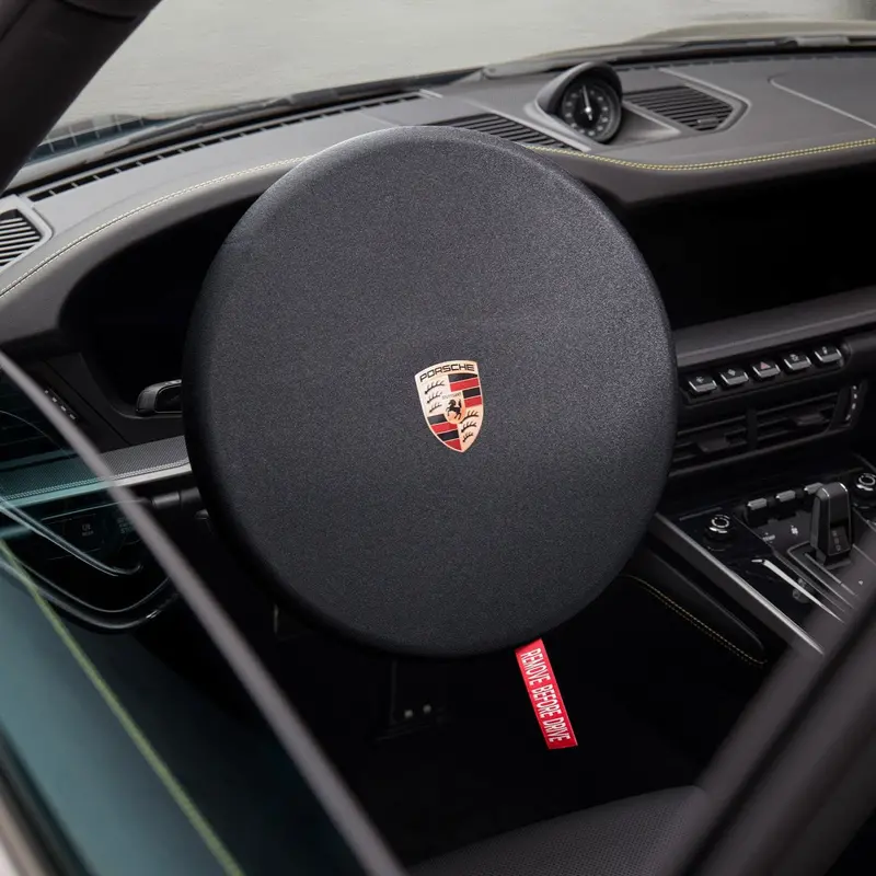 Porsche Steering Wheel Cover 1