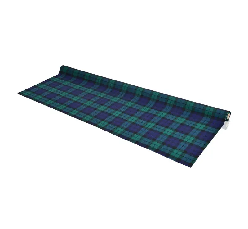 Porsche Tartan Fabric (Green/Blue) - “Black Watch” 1