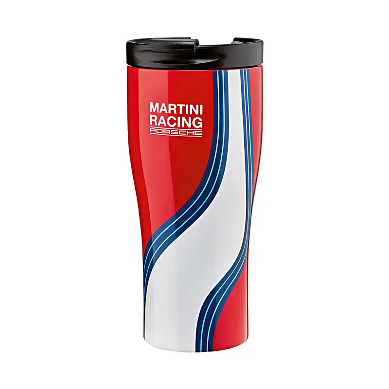 Porsche Travel Mug - Martini Racing (Red) 1