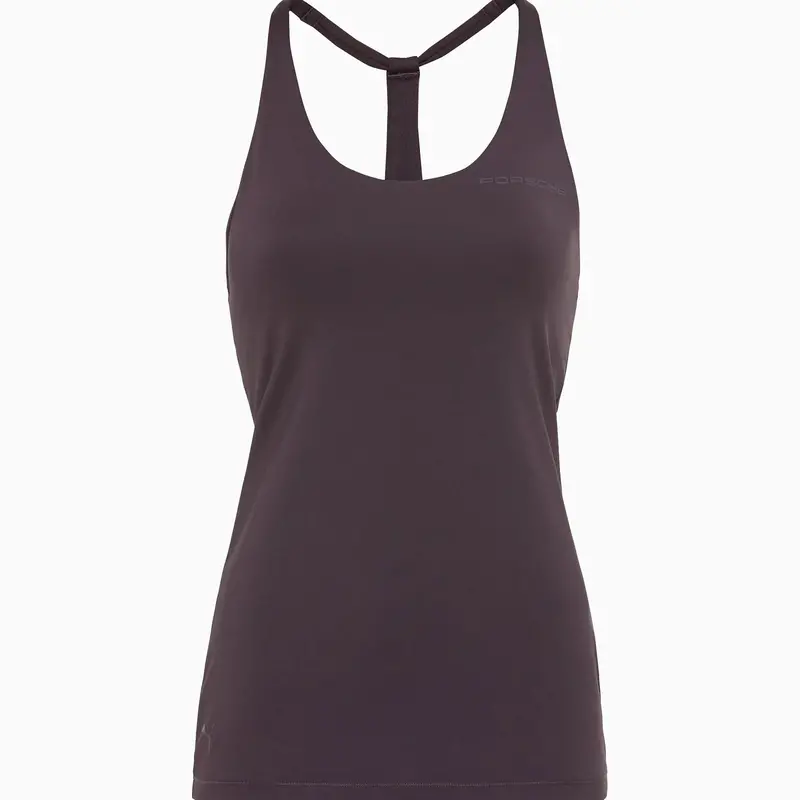 Porsche Women's 2-In-1 Tank Top (Blackberry) - Yoga Capsule 1