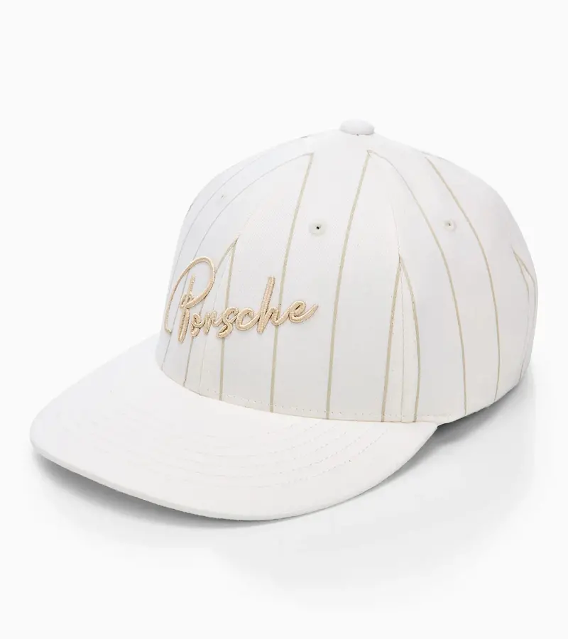 Porsche X Puma White Pinstripe Hat – 911 Targa 60Y 1