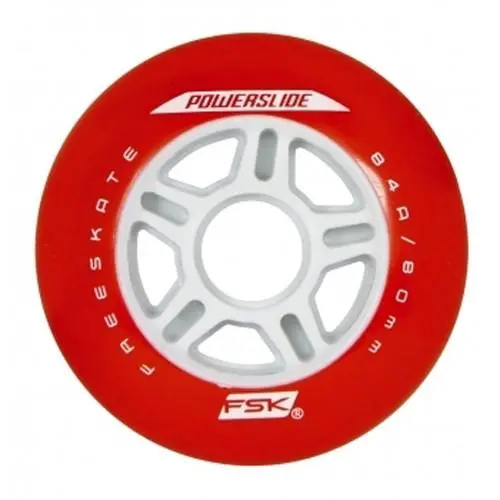 Powerslide Freeskate Wheels 84Mm 88A Red 4 Pack 1