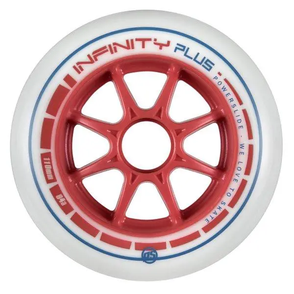 Powerslide Infinity Plus 110Mm Wheels Red 4 Pack 1