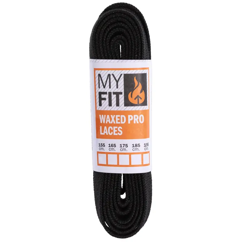 Powerslide Myfit Waxed Pro Laces Black 1